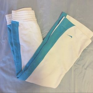 VTG White and Blue Nike Sweatpants